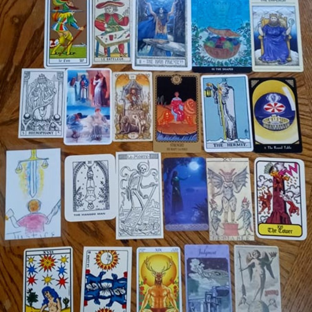 Eclectic Tarot [Major Arcana] + Cloth bag -RARE-